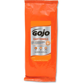 Gojo® Fast Wipes Hand Cleaning Towels, White 60 Wipes/Pack, 6 Packs/Case