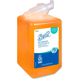 Scott® Essential Hair and Body Wash, Citrus Floral, 1 L Bottle, 6/Case