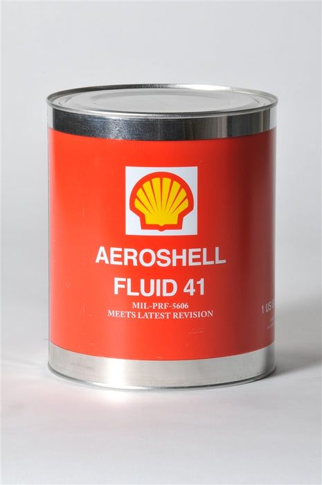 AeroShell Fluid 41 Mineral Hydraulic Oil - Case of 6 (1 Gallon)