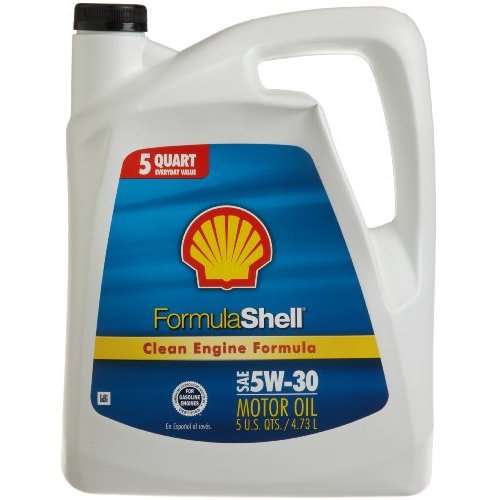 FormulaShell 5W-30 (SN/GF-5) Conventional Motor Oil - Case of 3 (5 qt)