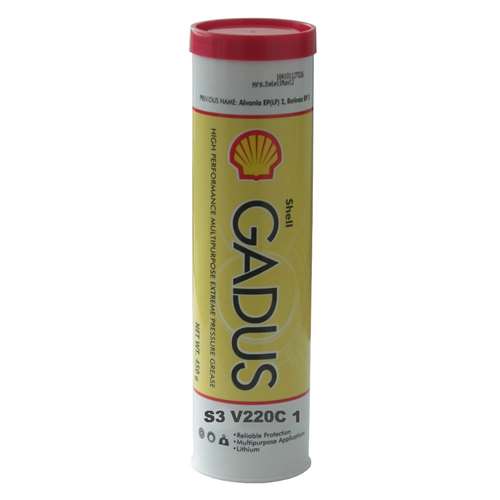 Shell Gadus S3 V220C 1 Multipurpose Grease - Case of 10 (14 oz Tubes)
