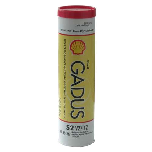 Shell Gadus S2 V220 2 High Performance Multipupose Extreme Pressure Grease - Case of 10 (14 oz Tubes)