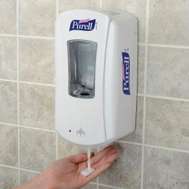 Distributeur De Gel Hydroalcoolique Mural Sans Contact Purell LTX-12 - Modèle Blanc 1920-04 - Neuf