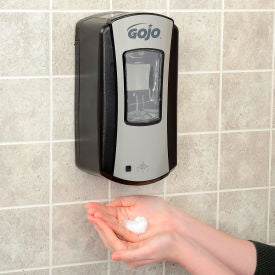 GOJO Hand Soap Dispenser - LTX Chrome/Black 1200mL - 1919-04