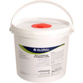 Global Industrial™ Multi-Purpose Scrubbing Wipes, 130 Wipes/Bucket, 4 Buckets/Case