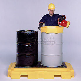 UltraTech Ultra-Spill Pallet Plus® Containment Pallet 9610 P2 2-Drum with No Drain