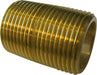 1in. MPT Brass Pipe Nipple