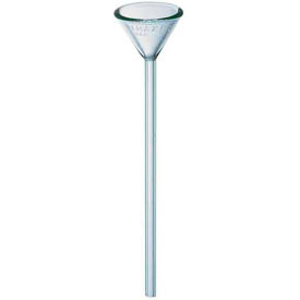 Kimble® Kimax® 6" Long Stem Funnels, 55mm, 58° angle, Case of 48