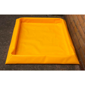 Eagle 4 Drum SpillNEST™ Utility Tray T8103G with Grate 57-3/4" x 57-3/4" x 3" - 30 Gallon Cap.