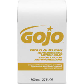 GOJO® Gold & Klean Antimicrobial Lotion Soap - 12 Refills/Case - 9127-12