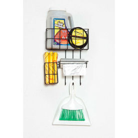 HD Sales AB-W32 Wall Mount Spill Station, Wire Rack With Hooks