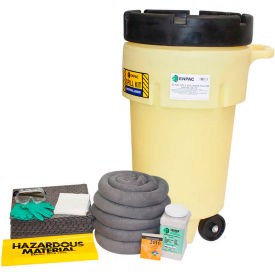 ENPAC® 50 Gallon Wheeled SpillPack Spill Kit, Universal, Yellow, 1450-YE