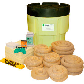 ENPAC® 65 Gallon SpillPack Spill Kit, Aggressive, Easy-Off Lid, Yellow, 1461-YE