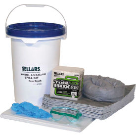EverSoak® General Purpose 6.5 Gallon Pail Spill Kit, 6.5 Gallon Capacity, 1 Spill Kit/Case