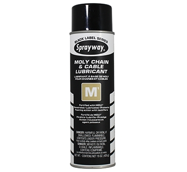 Sprayway M1 Moly Chain & Cable Lubricant - Case of 12
