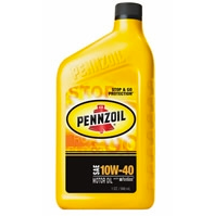 Pennzoil SAE 10W-40 Motor Oil - Case of 12 (1 qt)