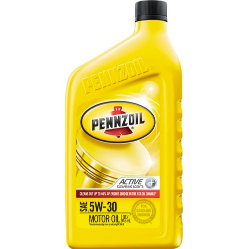 Pennzoil SAE 5W-30 Motor Oil - Case of 12 (1 qt)