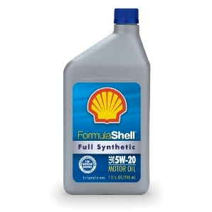 FormulaShell Synthetic Blend 5W-20 (SN/GF-5) Motor Oil - Case of 6 (1 qt)