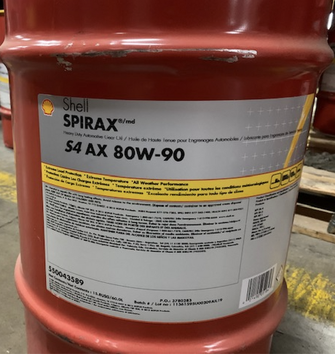 Shell Spirax AX 80W-90 Multipurpose Heavy Duty Gear Oil KEG