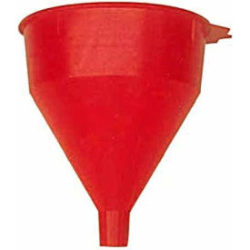 Funnel King® Red Safety Polyethylene 2 Quart Funnel - 32001
