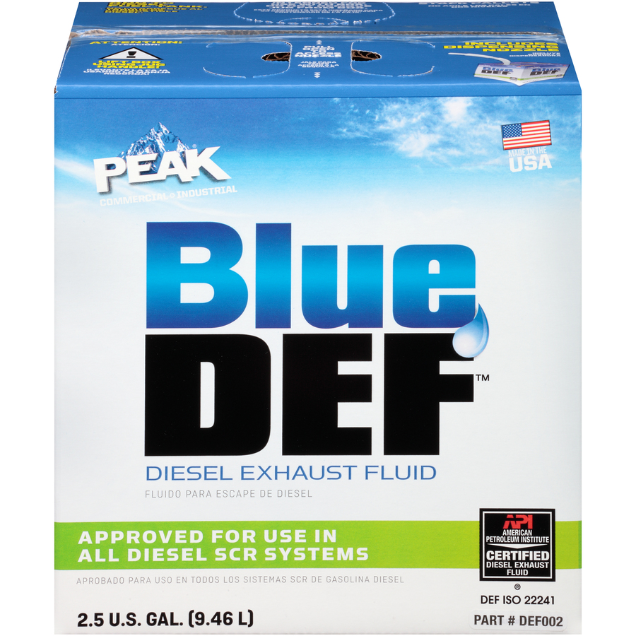 BlueDEF Premium Diesel Exhaust Fluid 2.5 Gallon Case – For Diesel ...